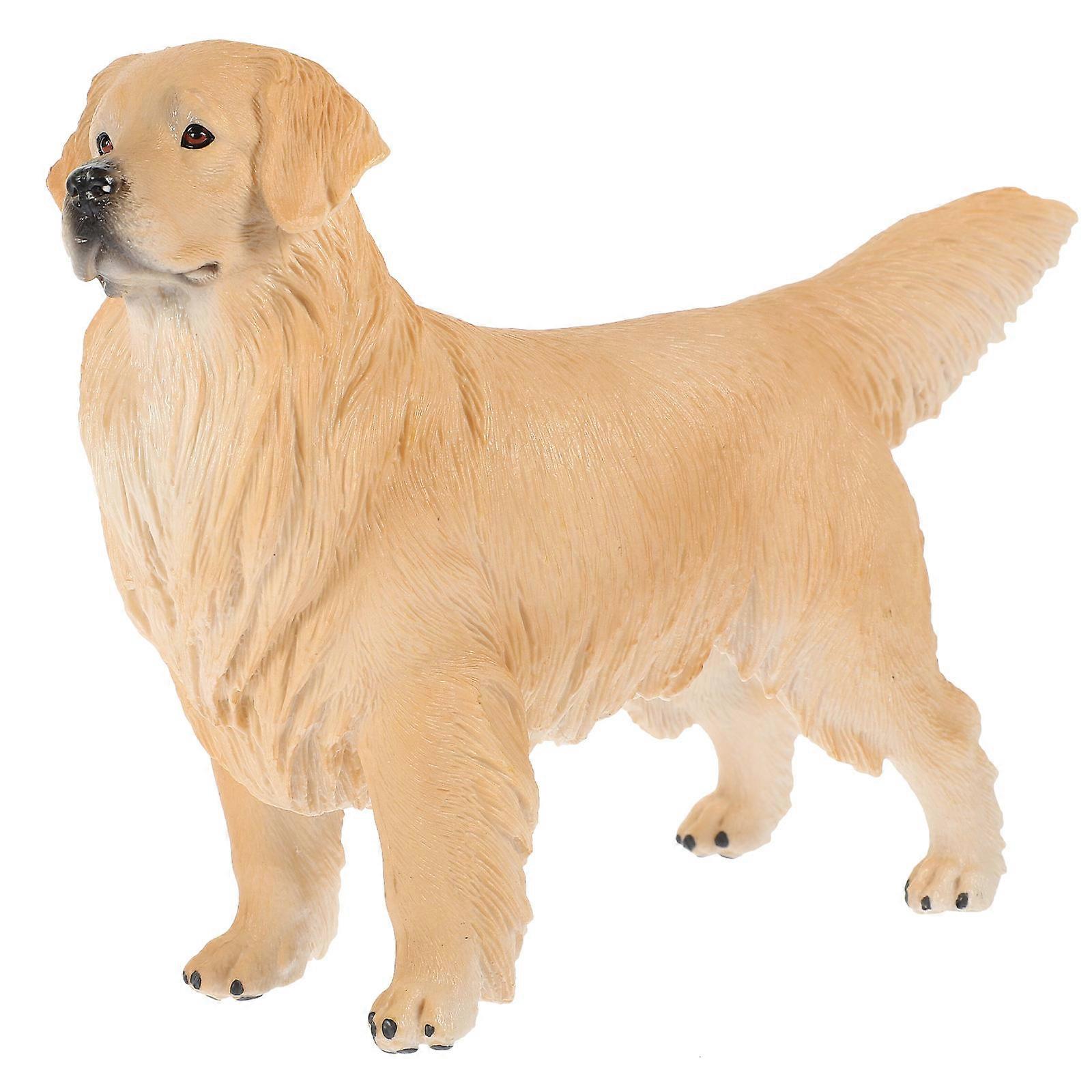 Golden Retriever Figurine   Realistic Animal Model for Educational Use, Lightweight and Portable Design to Inspire Imagination and Creativity