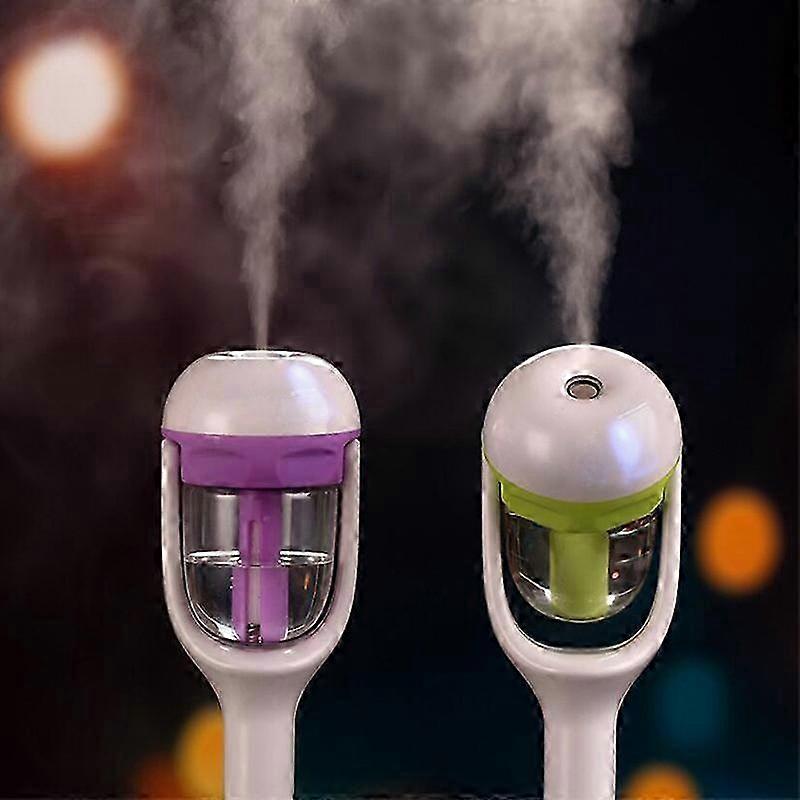 Mini humidifier, colourful cool mini humidifier, USB charging function, super quiet