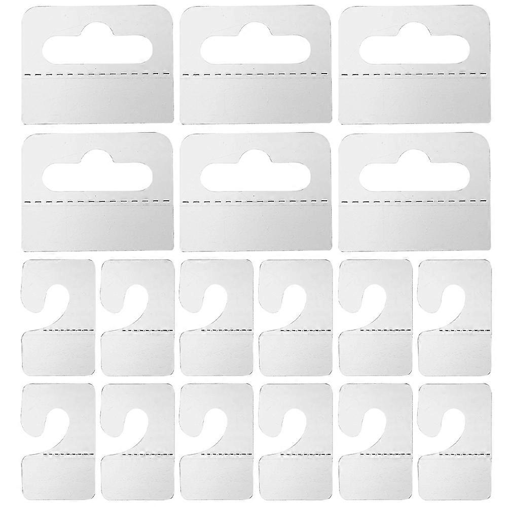 Adhesive Hanging Tabs Plastic Hook Retail Display 4.5X3.5CM 200Pcs