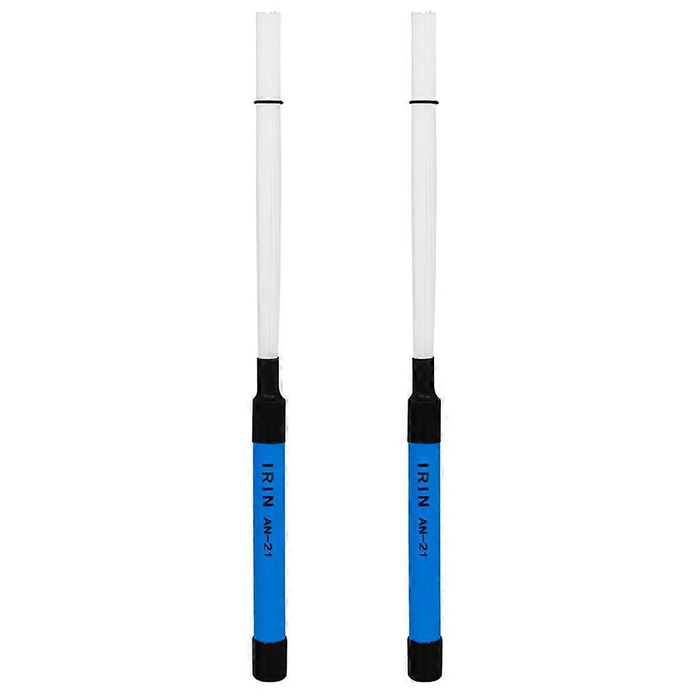 Compact Pair Handle Drum Brushes for Versatile Musicians – Lightweight, Durable Percussion Instrument Accessory for Drums and Travel