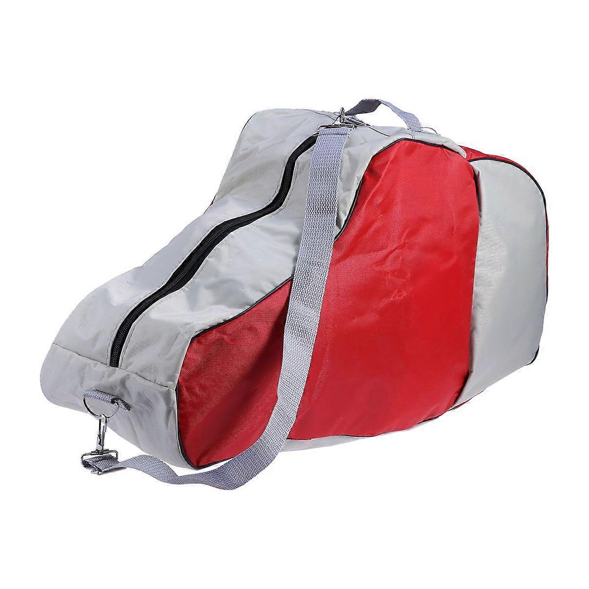 Τσάντα πατινάζ Τσάντες πατινάζ Oxford Durable Roller Skating Carry Bag Πατίνια βαρέως τύπου Tote τσάντες με ρυθμιζόμενο ιμάντα ώμου (κόκκινο)