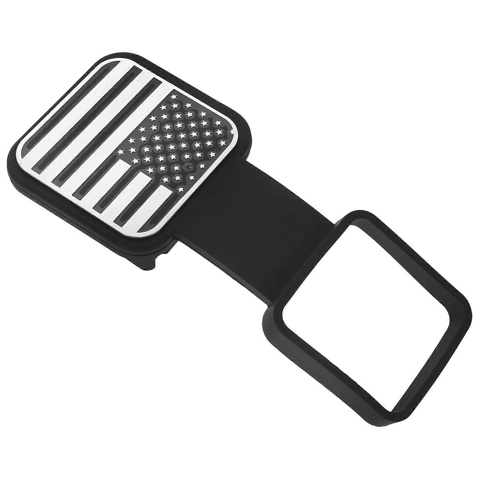 Towing Hitch Protective Cap Debris Protection Square Shape Black 1Pcs