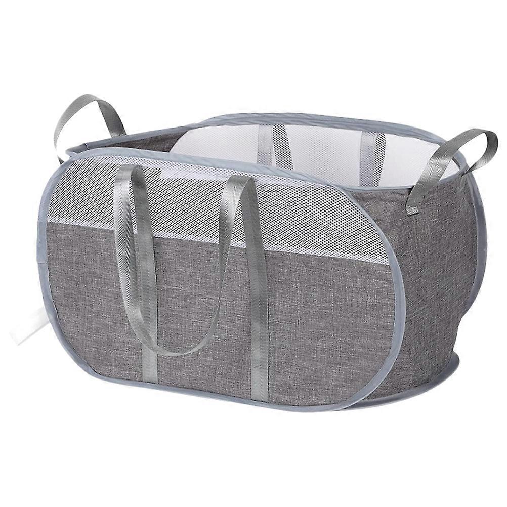 Here's a refined and professional product description for a **Foldable Large Laundry Basket / Portable Clothes Hamper**:

 

**Foldable Large Laundry