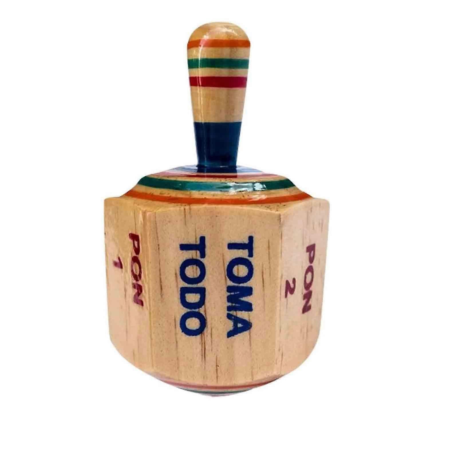 Toma Todo Mexican Game Mexican Wooden Spinning Top Game