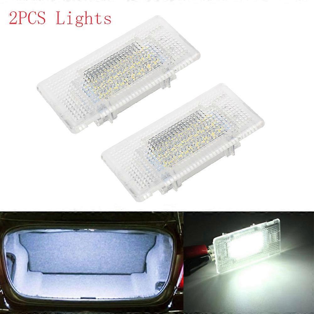 2Pcs Intense White Car Rear Trunk Luggage Led Lamp For BMW E39 E60 E61 F10 M5 X5 X1 1 3 5 7 X-series