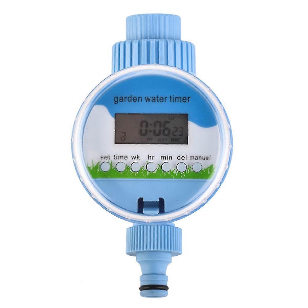 Irrigation Timer Automatic Watering Controller Programmable Timing For Outdoor Irrigation Sky-Blue 1Pack