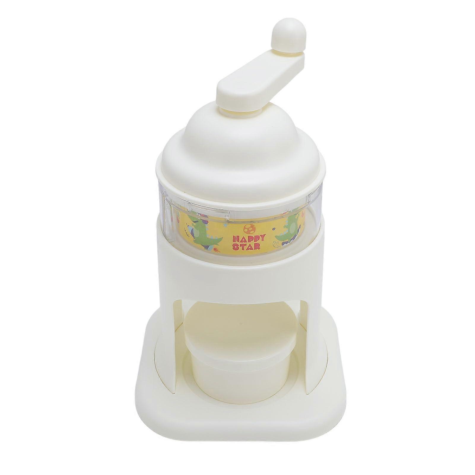 Portable HandCrank Ice Shaver, Fast and Efficient Shaved Ice Machine for Home or Outdoor Use