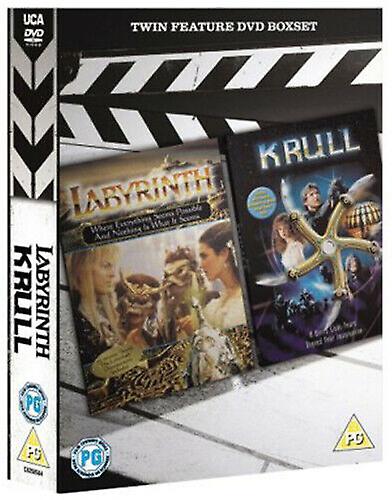 LabyrinthKrull DVD (2008) David Bowie Henson (DIR) cert PG 2 discs - Region 2
