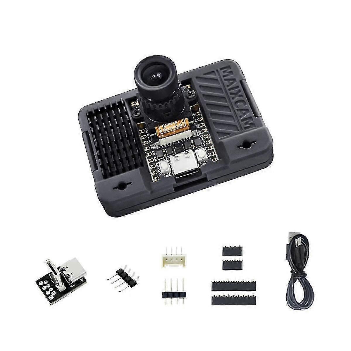 MaixCAM Development Board Kit NPU RISCV AI Visual Audio Serial Port WIFI6 SG2002 mit 4MP Kameraunterstützung Python/C++ B