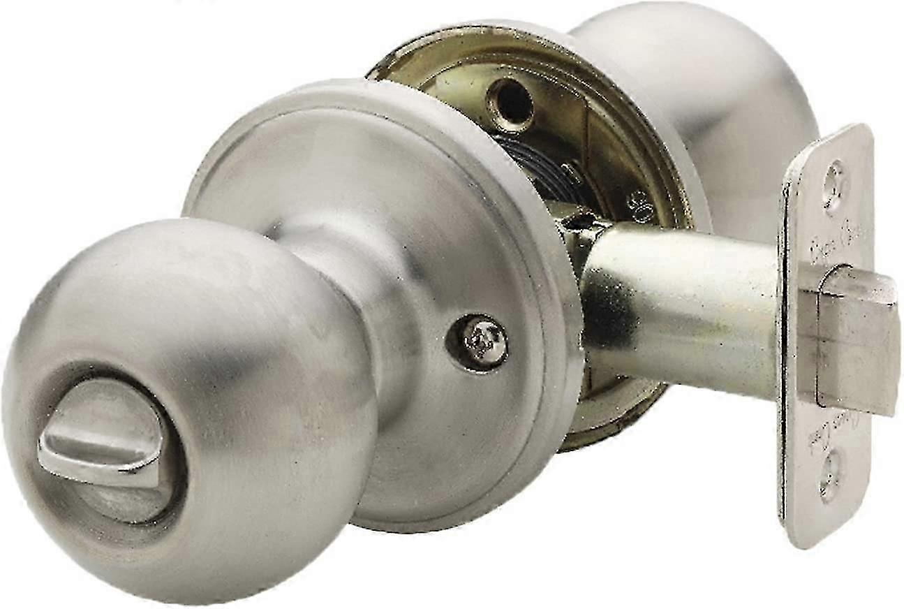 BK2030SS Ball Door Knob, Privacy Function, 1 Pack, Satin Stainless