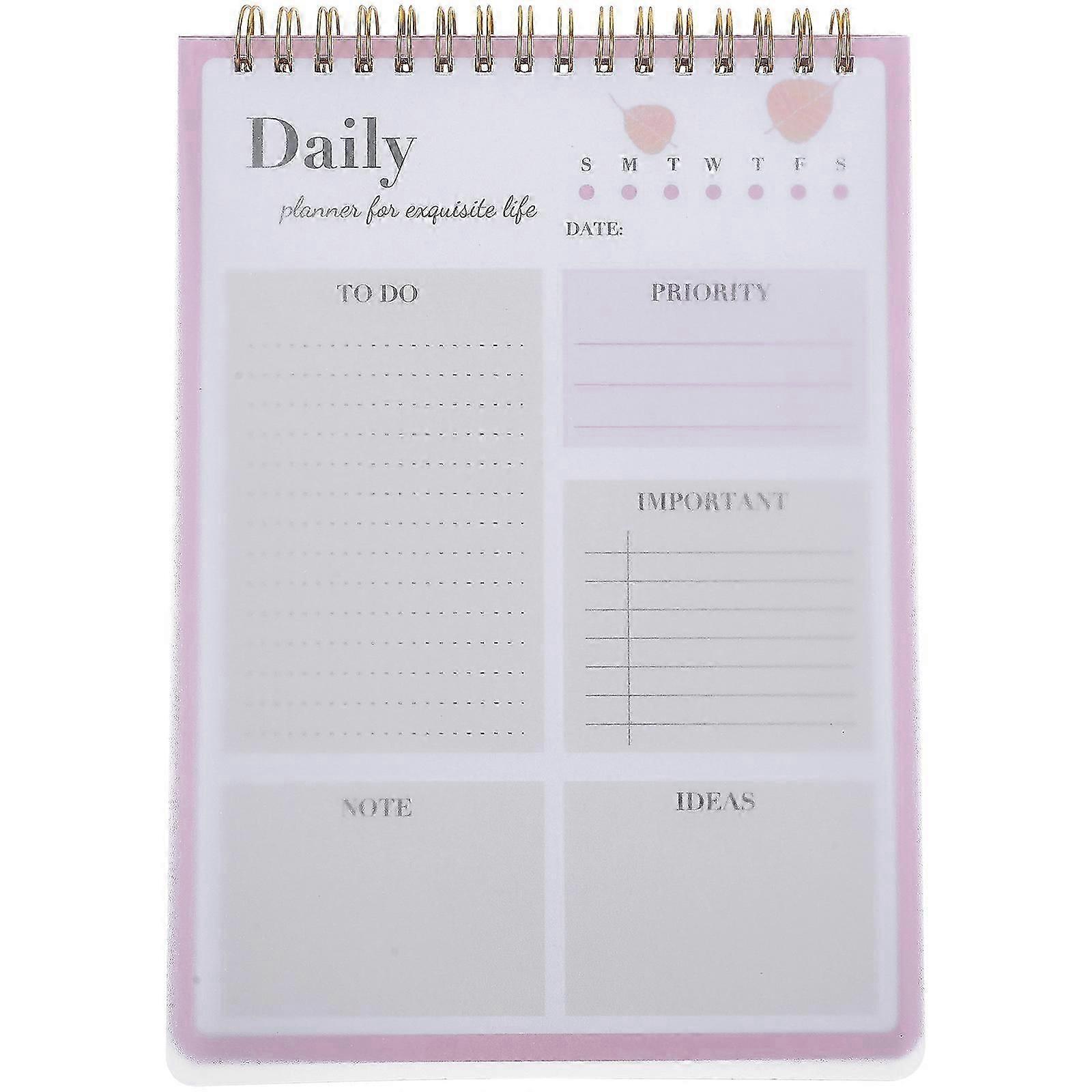 Efficient Planner Date Planner To Do List Notepad Schedule Plan Pad Planner for Management