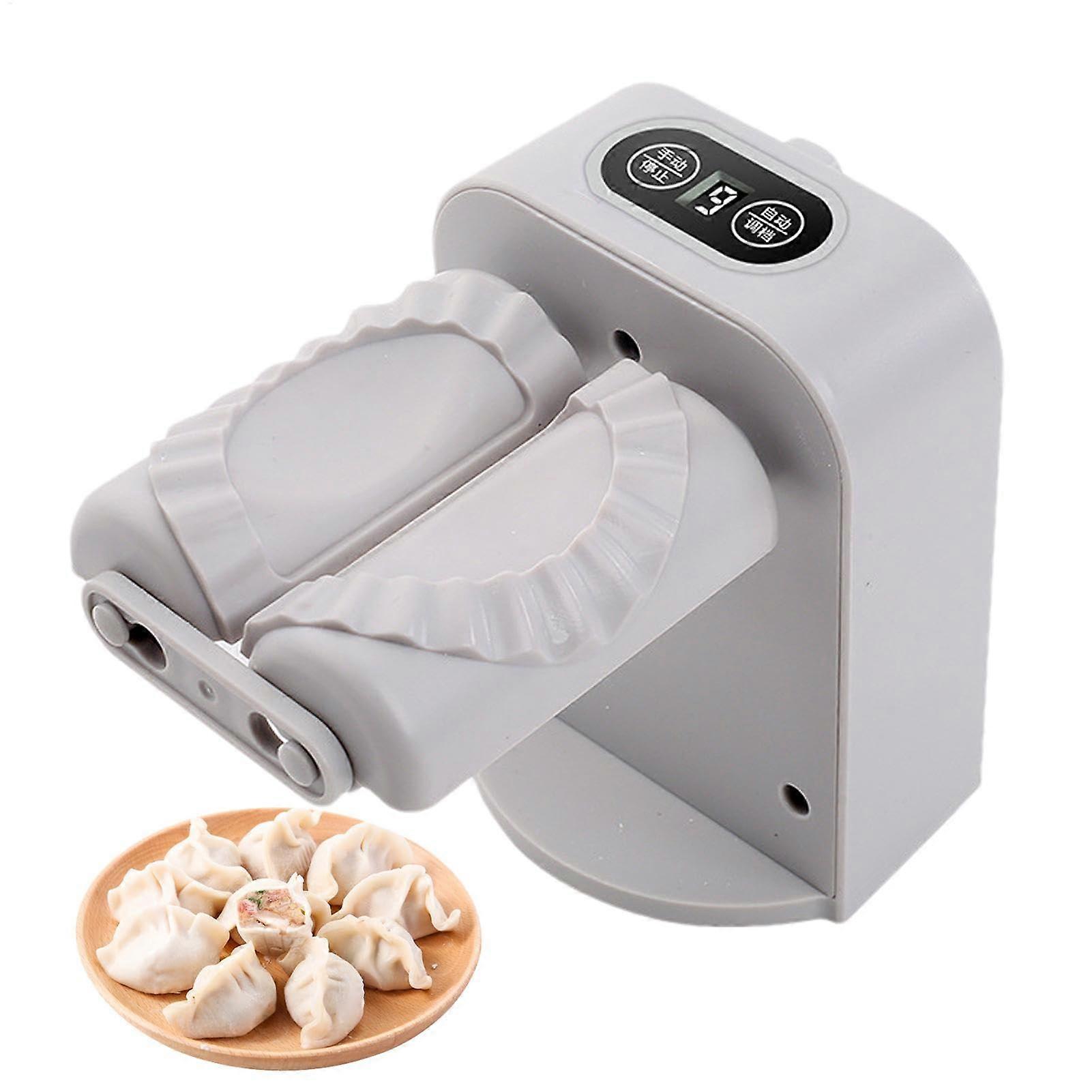 Wonton Maker Automatic Dumpling Mold  Simple Baking Tool for Kitchen, Empanada Machine for Wonton Moon Cake White