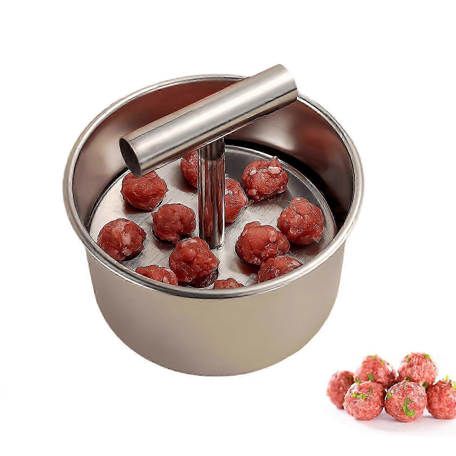Manual Meatball Maker for Kitchen in Stainless Steel
