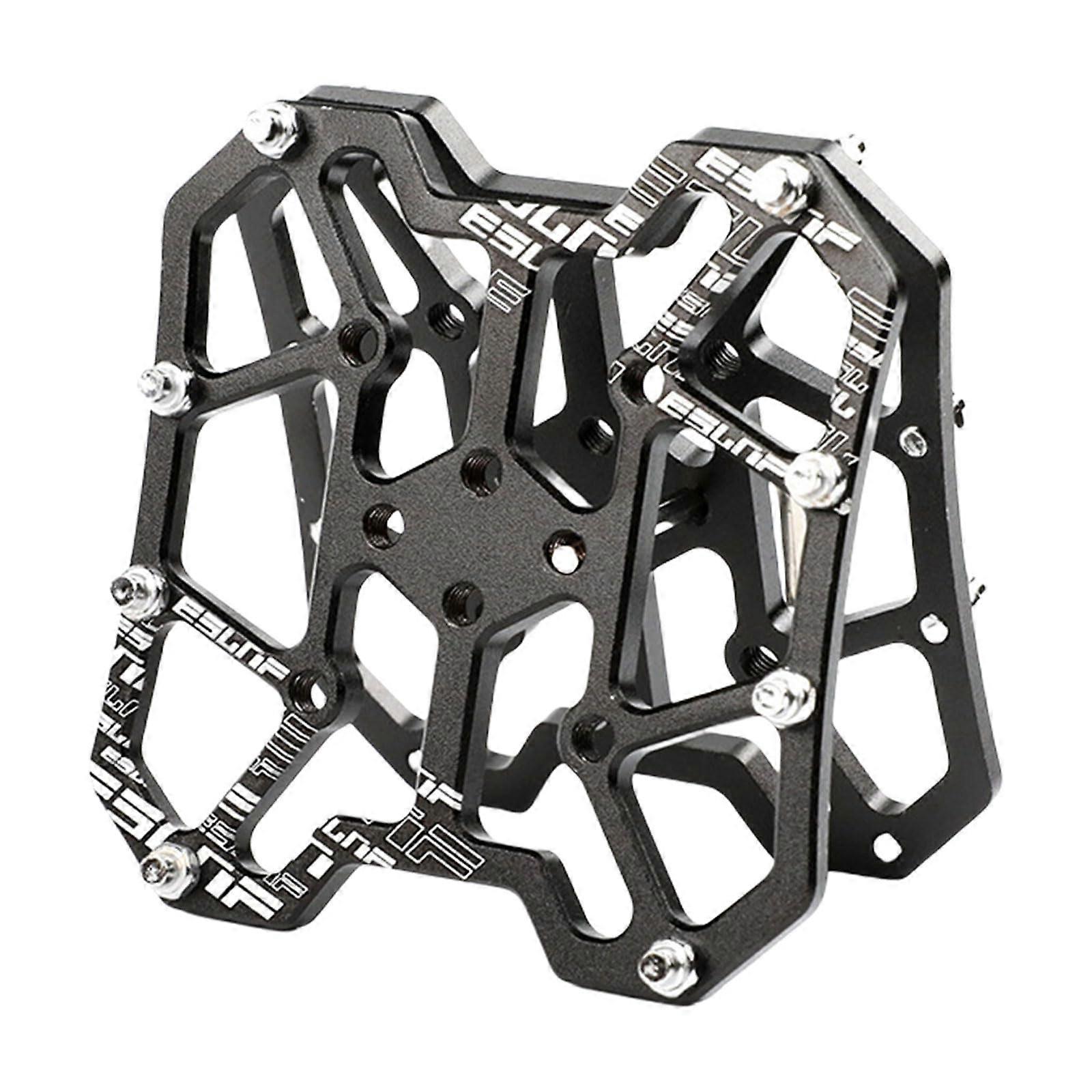 Platform Pedal Adapter Clipless to Platform Converter for Mountain and Road Bikes, Aluminum, One Size, Easy Conversion