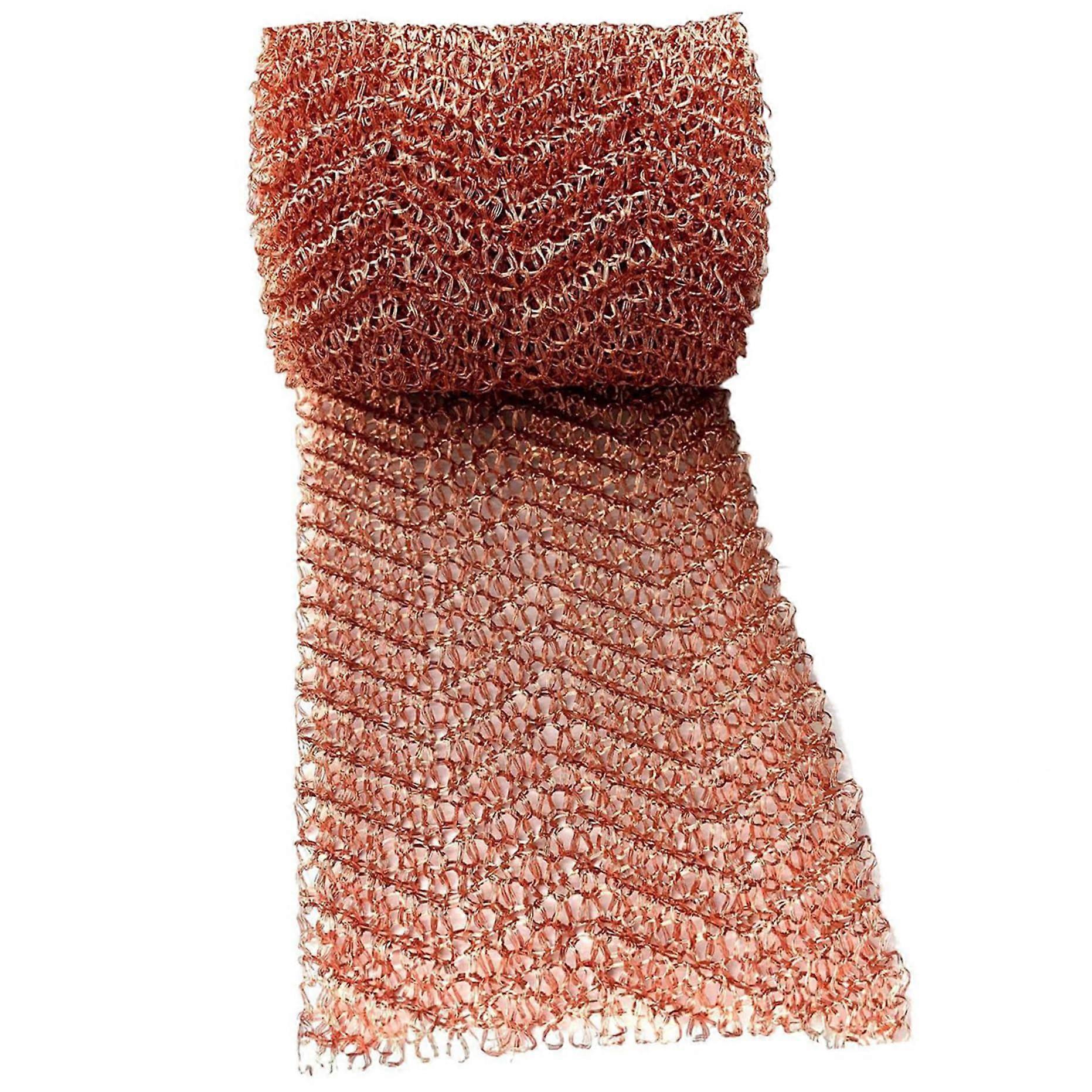 Copper Net for Snails 1 Roll 236 x 5 Trimmable Copper Mesh Rust-Resistant Rodent Control Barrier