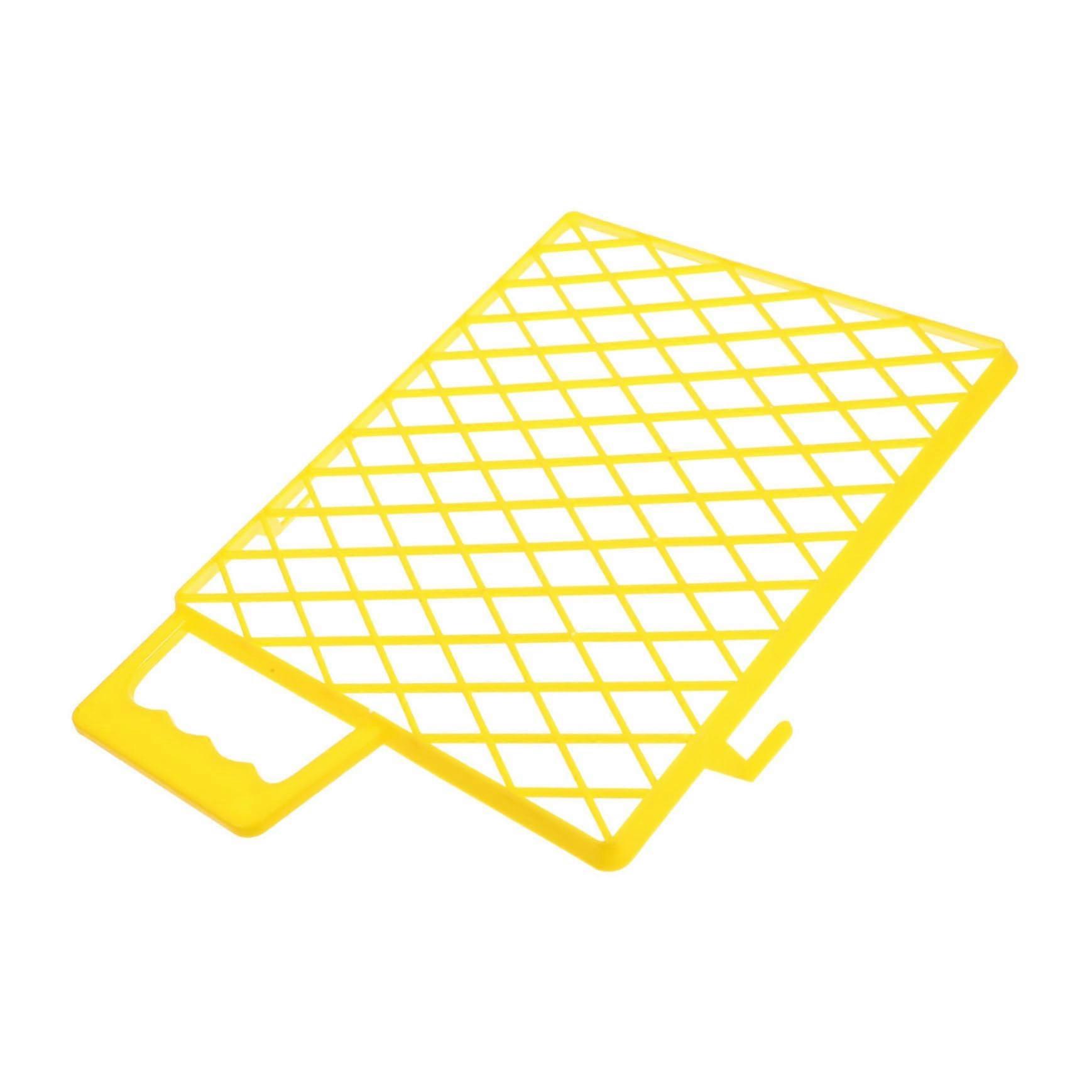 ABS yellow plastic grid mat for bucket, small paint tray