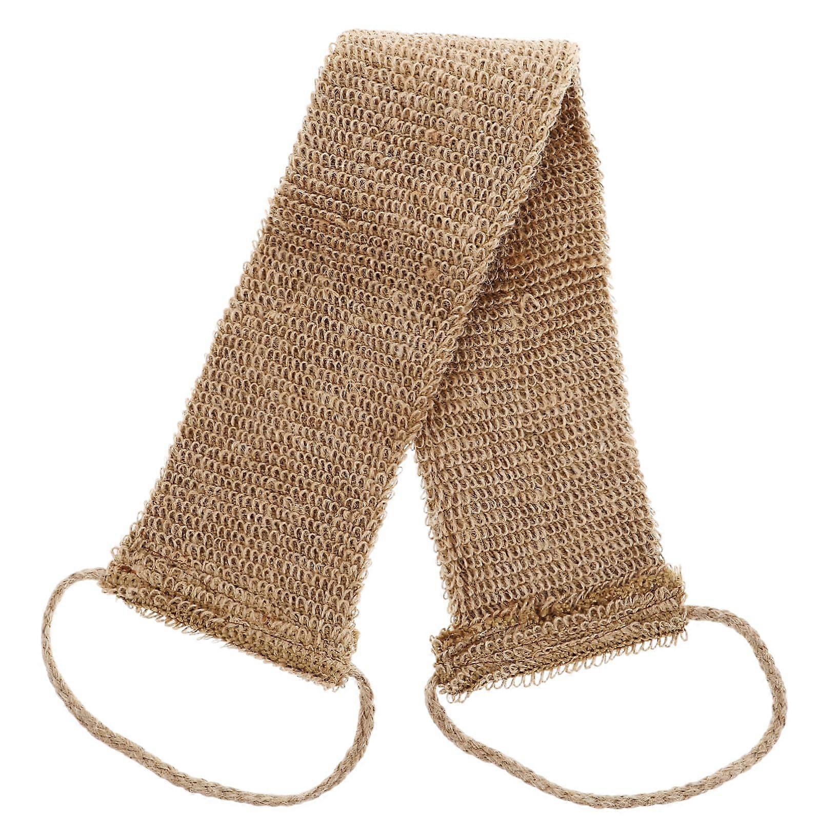 Luffa Peeling Body Washer with Jute Bath Strap, Versatile Back Scrubber for Deep Exfoliation, Effective Shower Scrubber for Women