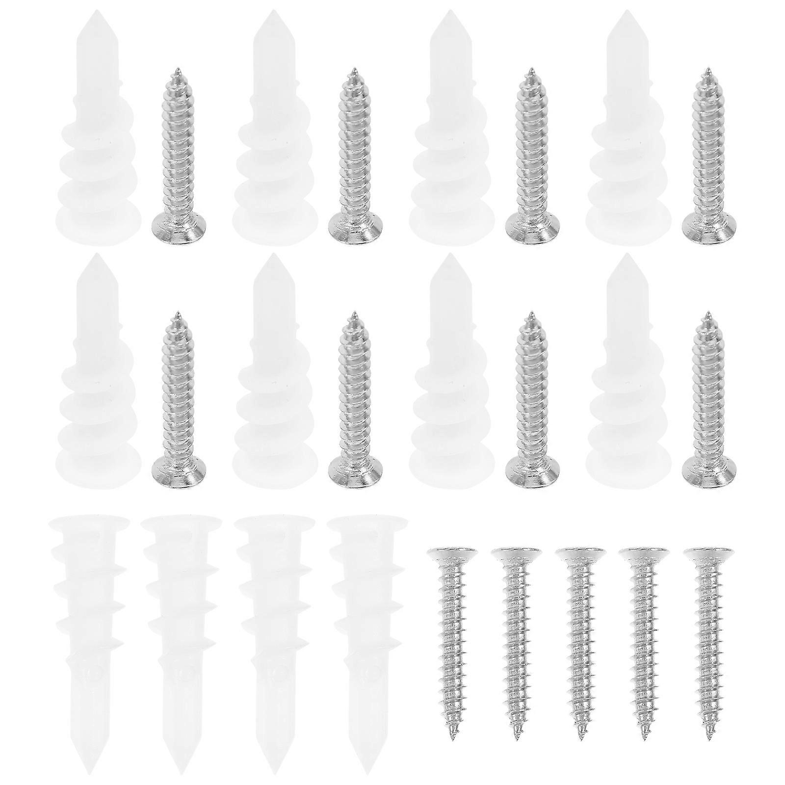 Mounting Screws Hanging Mounting Installation Toolbox Plastic Wall Anchors 1Set