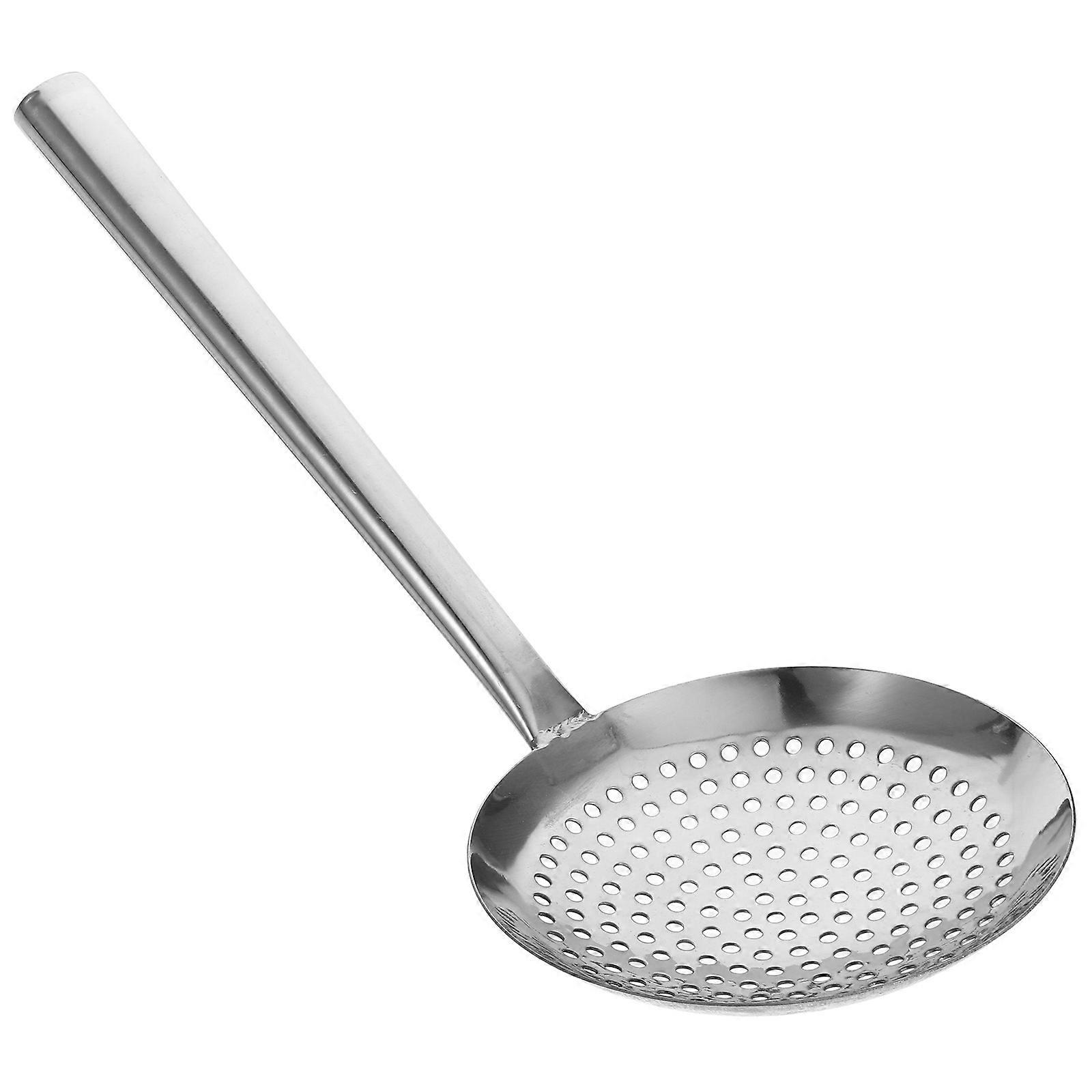Stainless Steel Strainer Spoon Silver with Magnetic Handle for Kitchen Use