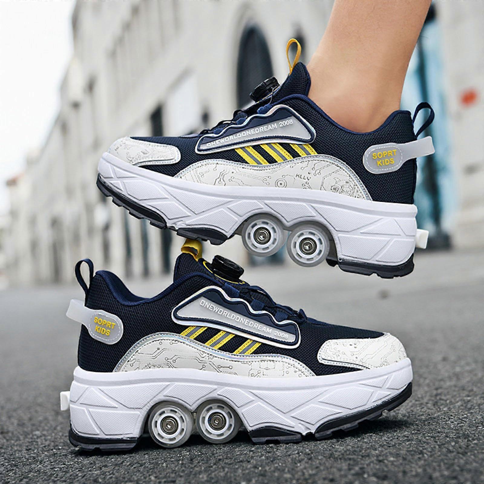 and 's Roller Skates with Adjustable Wheels 2 in 1 Inline Skates