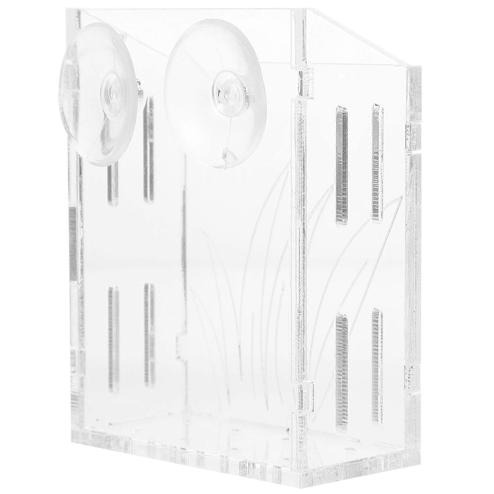 Plante Container Fish Tank Planter Cup Material acrilic pentru utilizare în acvariu 1Set