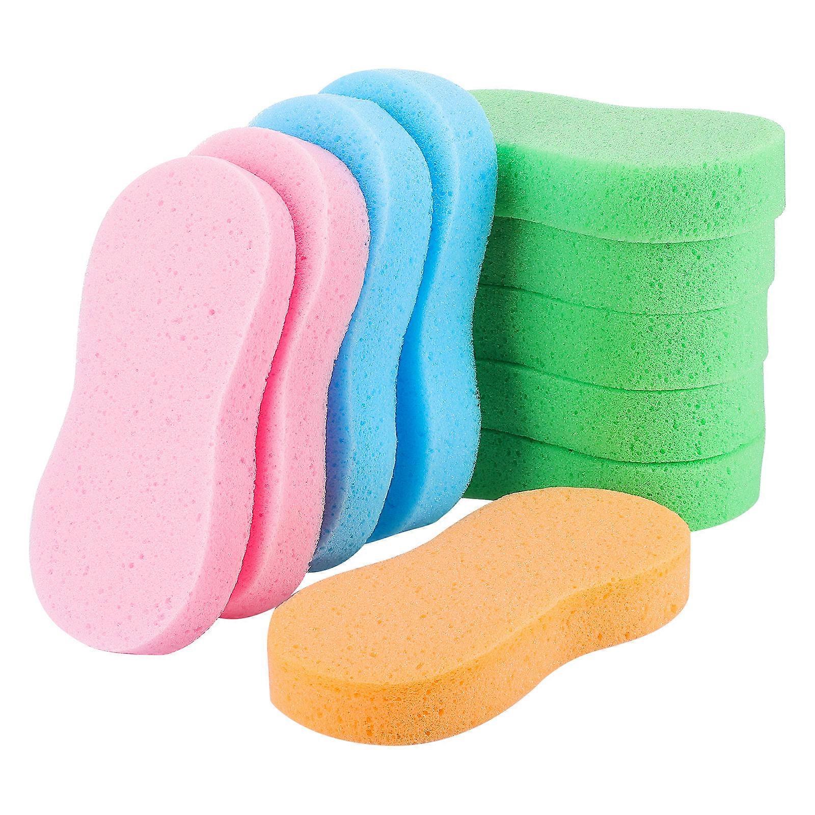Car Wash Compression Sponge Scratch Free Cleaning Sponges Assorted Color 23X11X4.5Cm 10Pcs