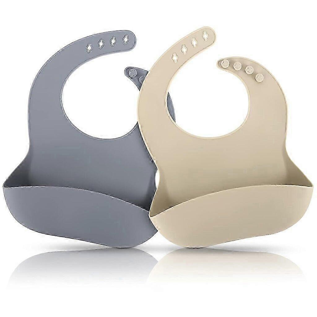 Baby Silicone Bib | Adjustable Silicone