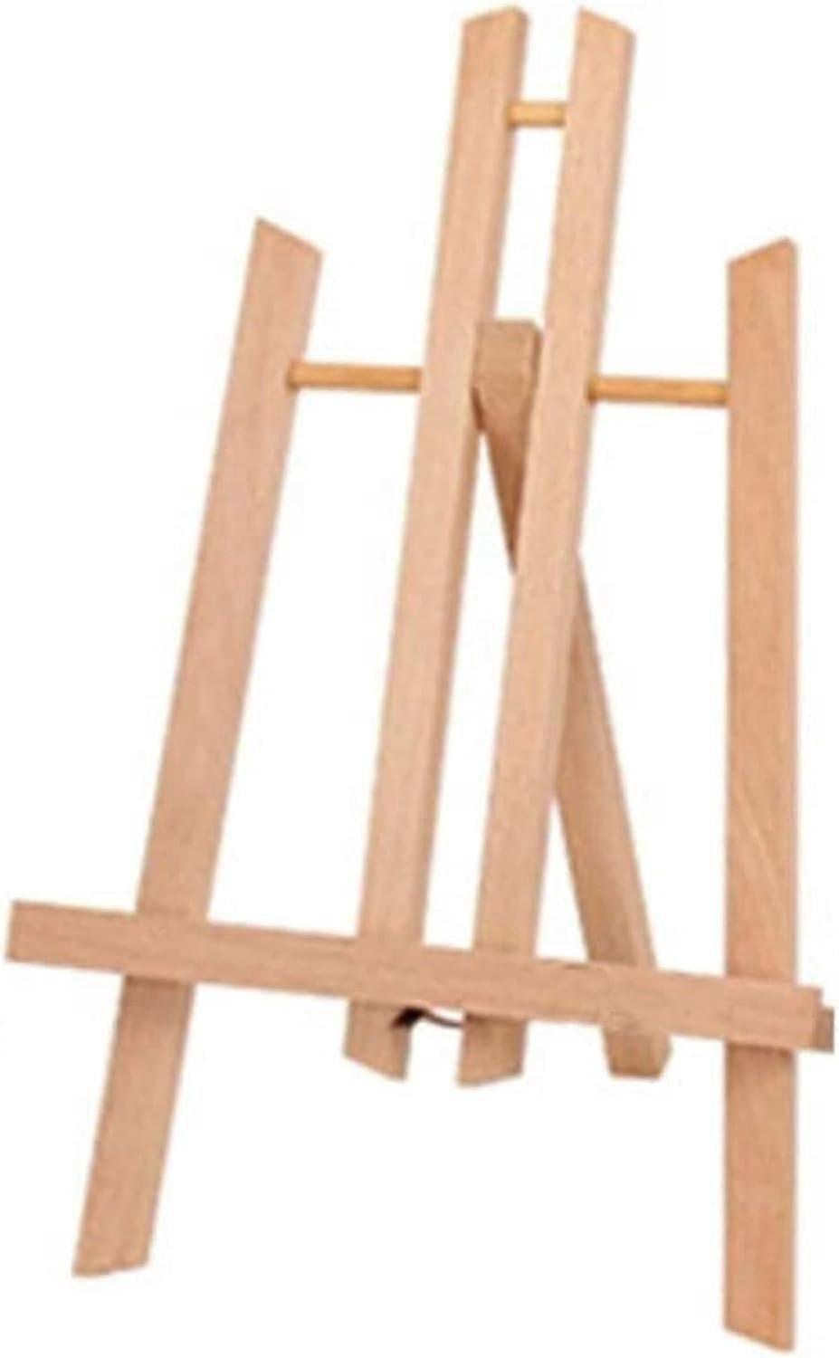 Art easel, desk easel, foldable, triangular, easel, wood, oil painting, art, advertising, display shelf, drawing boards S natural
