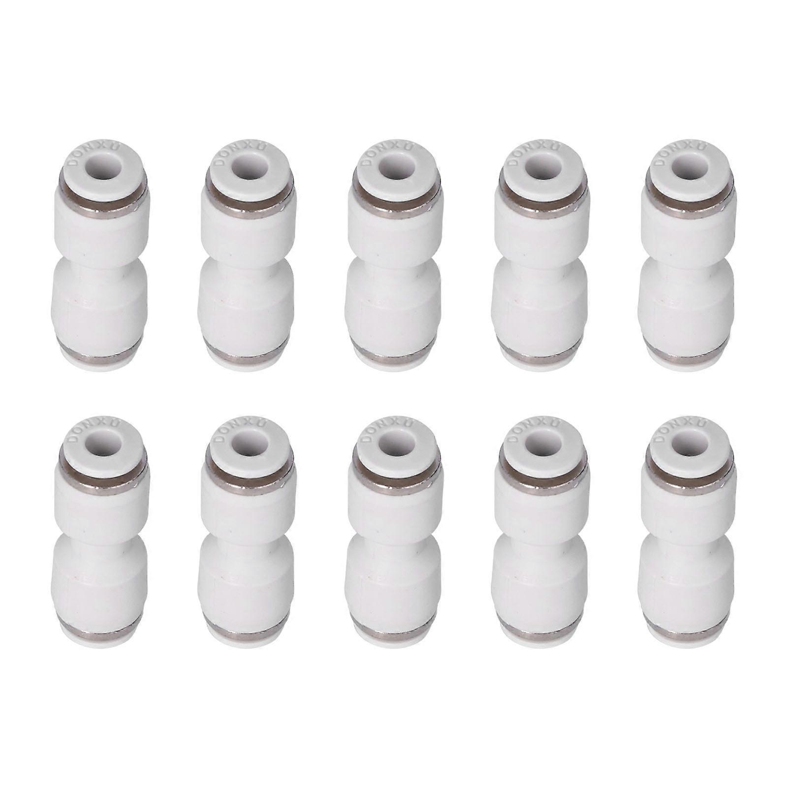 Pneumatic Fitting Tube Connector Straight Push to Connect Fittings Connects Pipe Tubes(PU16(10pcs) )