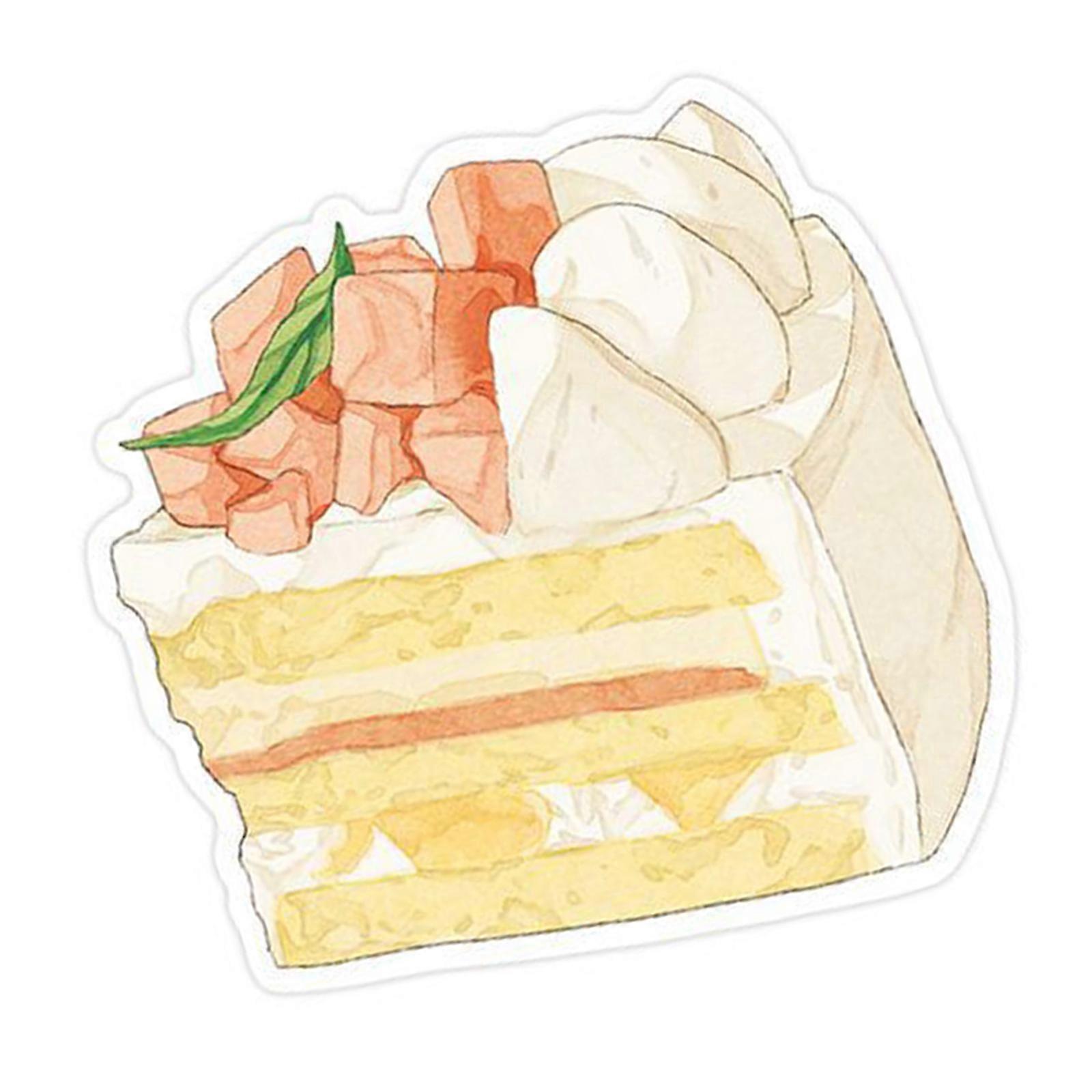 פתק דביק דביק סדרת תחנות מתוקות פתק דביק מקסים פנקס תזכירים קינוח עוגת פנקס רשימות בית ספר ציוד משרדי צבעוני