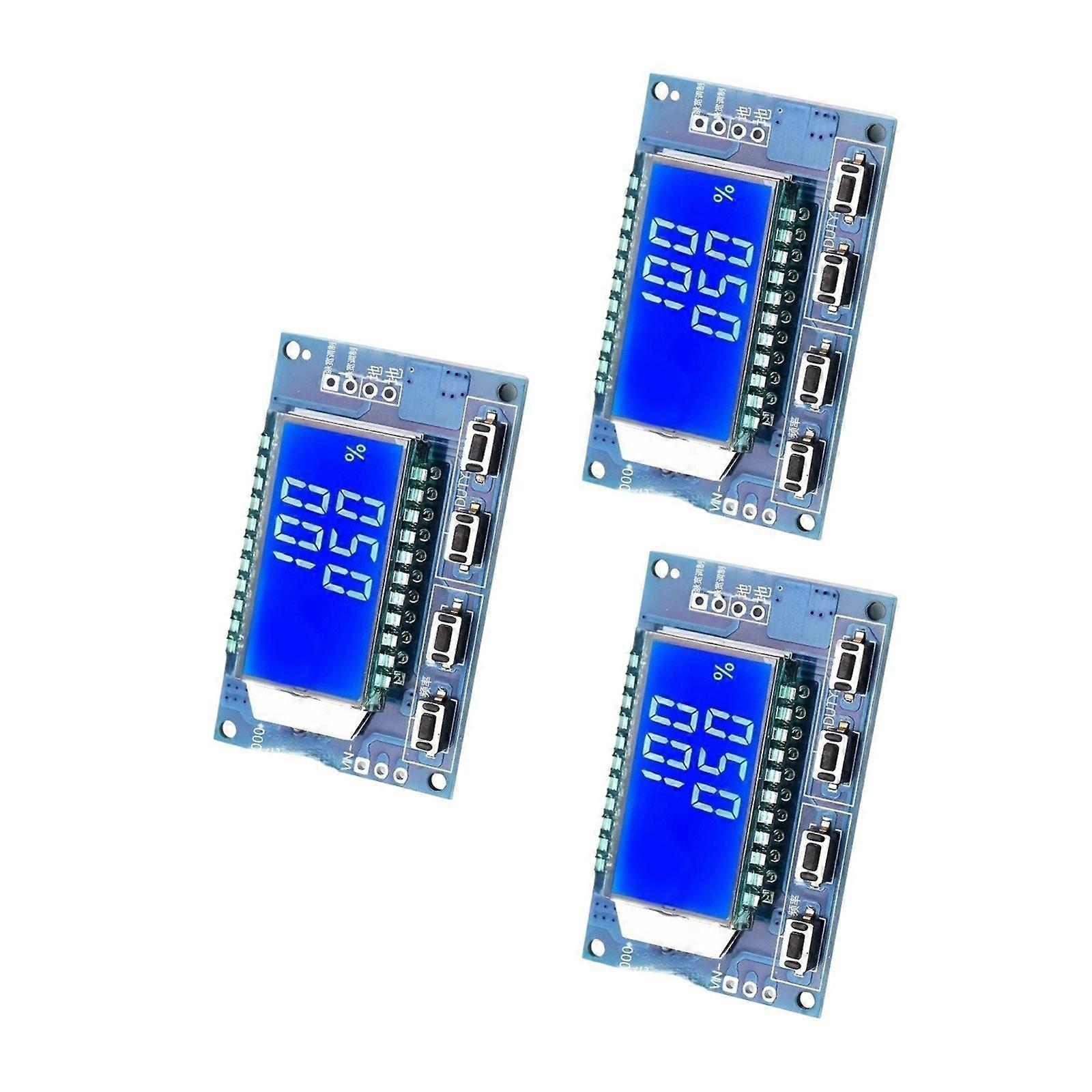 LCD Display PWM Pulse Frequency Duty Cycle Adjustable Module 1Hz-150Khz 3.3V-30V PWM Board Module Signal Generator Multicolor