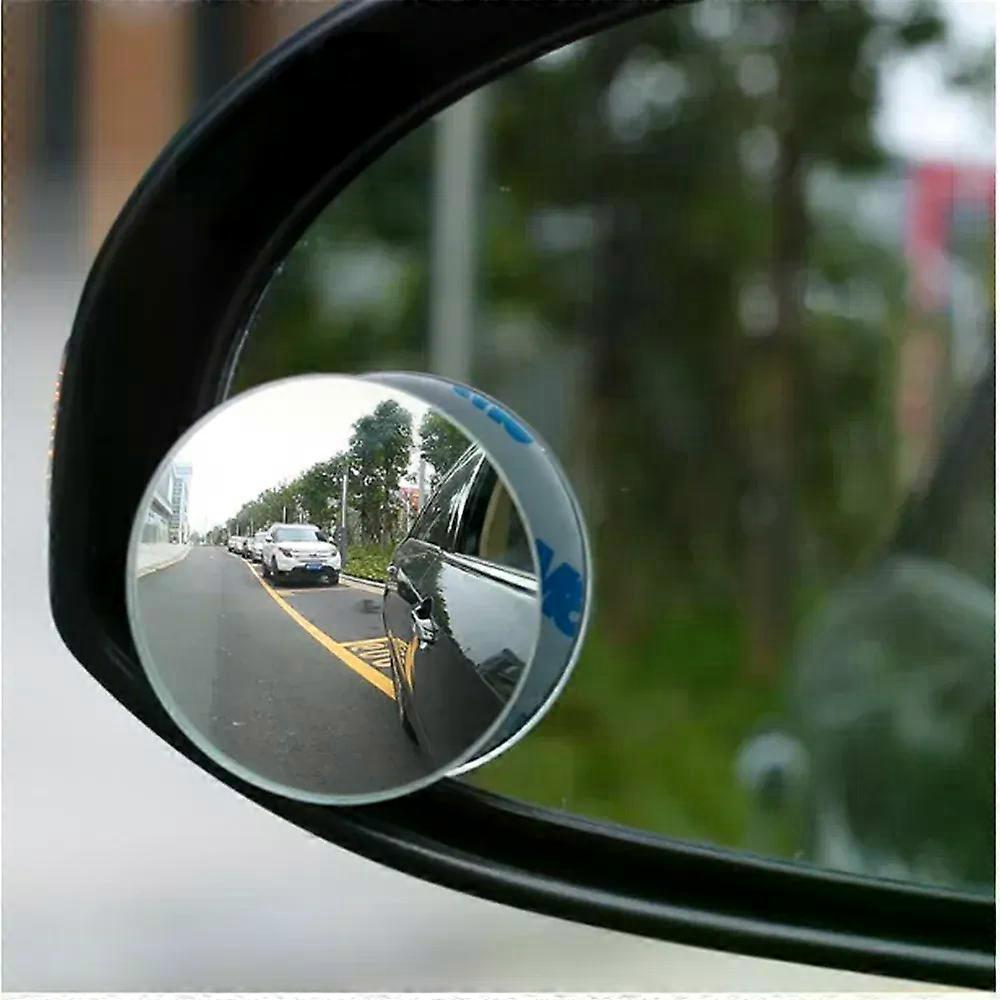 Rimless Mirrors 360 Degree HD Blind Spot Mirror Adjustable Car Rearview Convex Mirror for Car Reverse Wide Angle Vehicle Parking