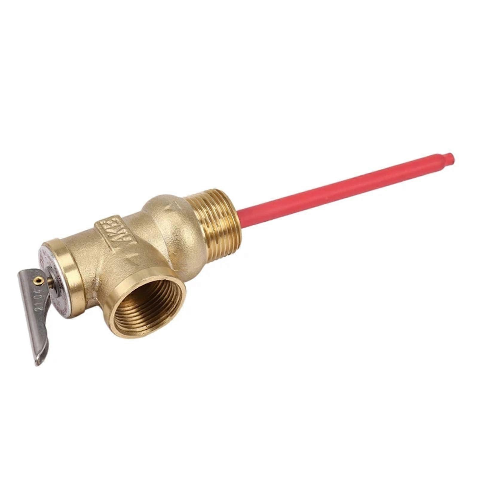 Safety valves for solar water heaters, made of brass, ensure safe operation at 0.7 for residential complexes, 0.7 DN20.