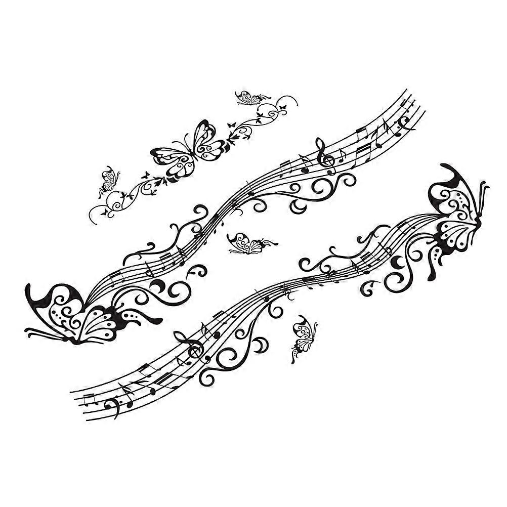 Auto Body Sticker Car Side Decals Self-Adhesive Waterproof Decorative Effect 3Pack