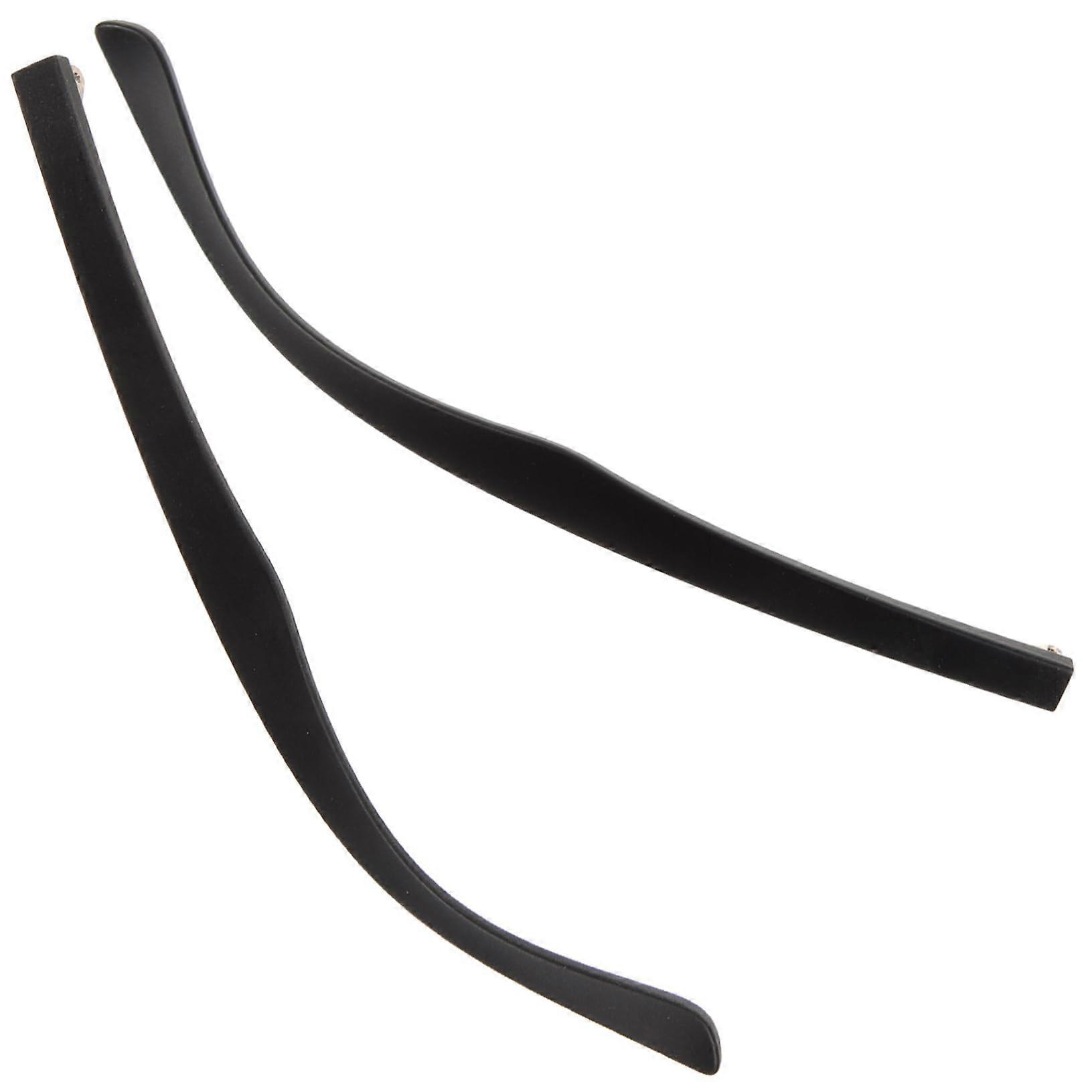 Glasses Temple Replacement Arms Silicone Black
