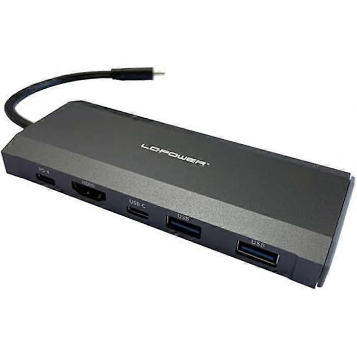 USB Hub - LC-POWER - LC-HUB-C-Multi-7-M2 - 7 Ports - 10 Gbps - USB Interface