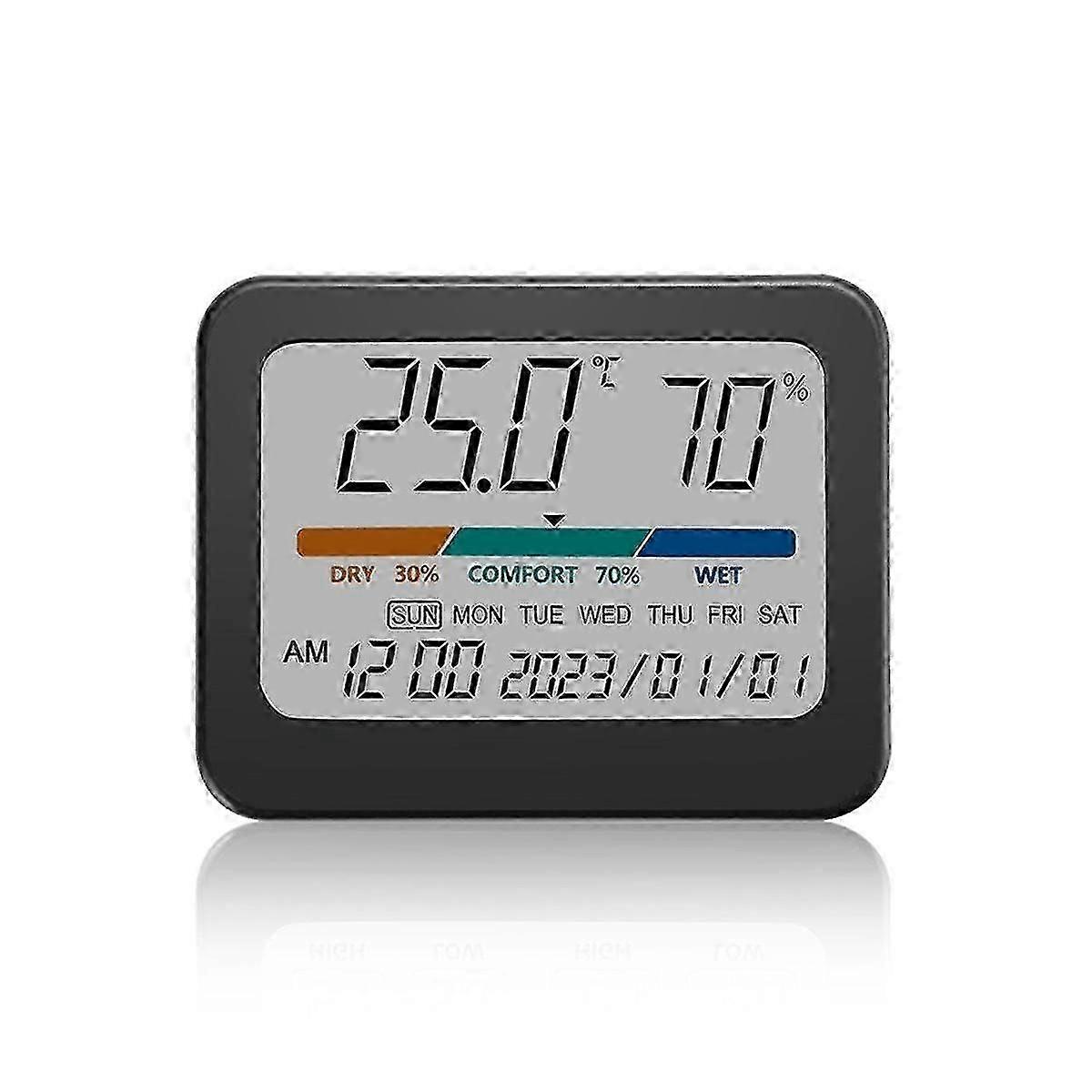 Indoor Thermometer Hygrometer:Room Temperature Gauge Humidity Monitor for Home,Kickstand, Indicator