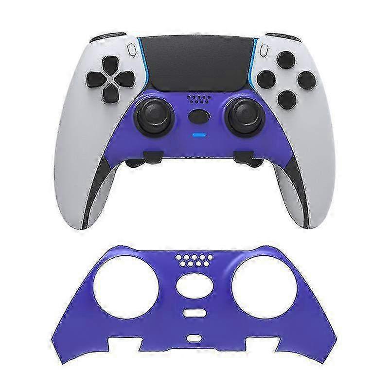Decorative Strip Faceplate Compatible with PS5 Playstation 5 DualSense Edge Controller - DIY Housing Shell Case Cover for Gamepad Customization