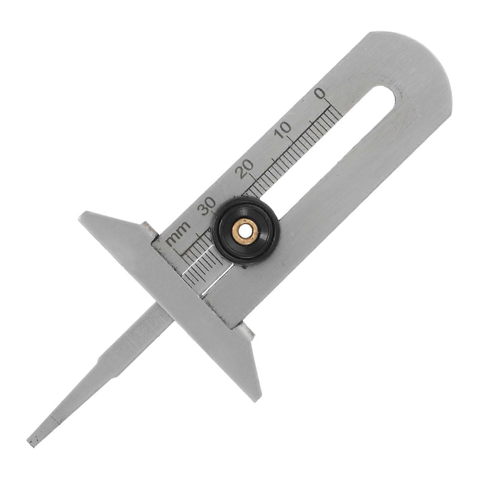 Tire tread depth gauge Precise measuring tool for cars, trucks, and motorcycles to monitor tire tread depth.