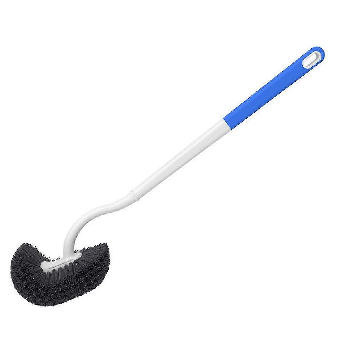 Long-Handled Toilet Brush with No Dead Corners - Easy Clean Design, No Need to Punch Holes for Efficient Bathroom Cleaning