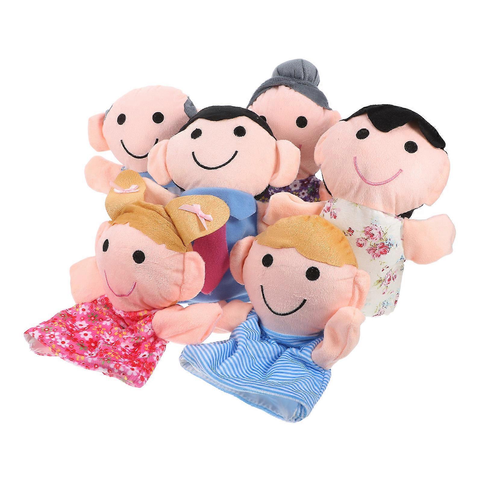 Interactive Hand Puppets Ideal For Toddlers During Performance And Storytelling Activities 6Pcs