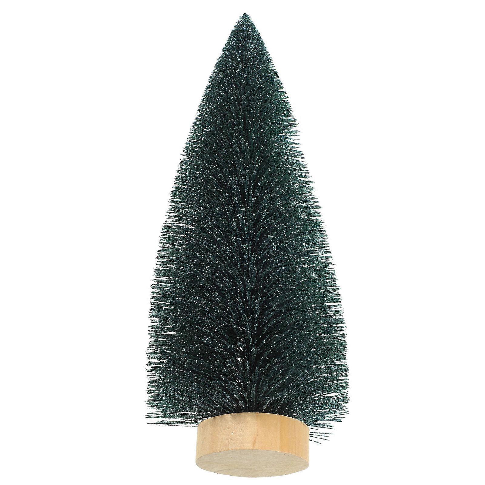 Frosted Mini Artificial Christmas Tree – Compact Tabletop Ornament for Indoor & Outdoor Holiday Decor – Festive Desktop Decoration for Family