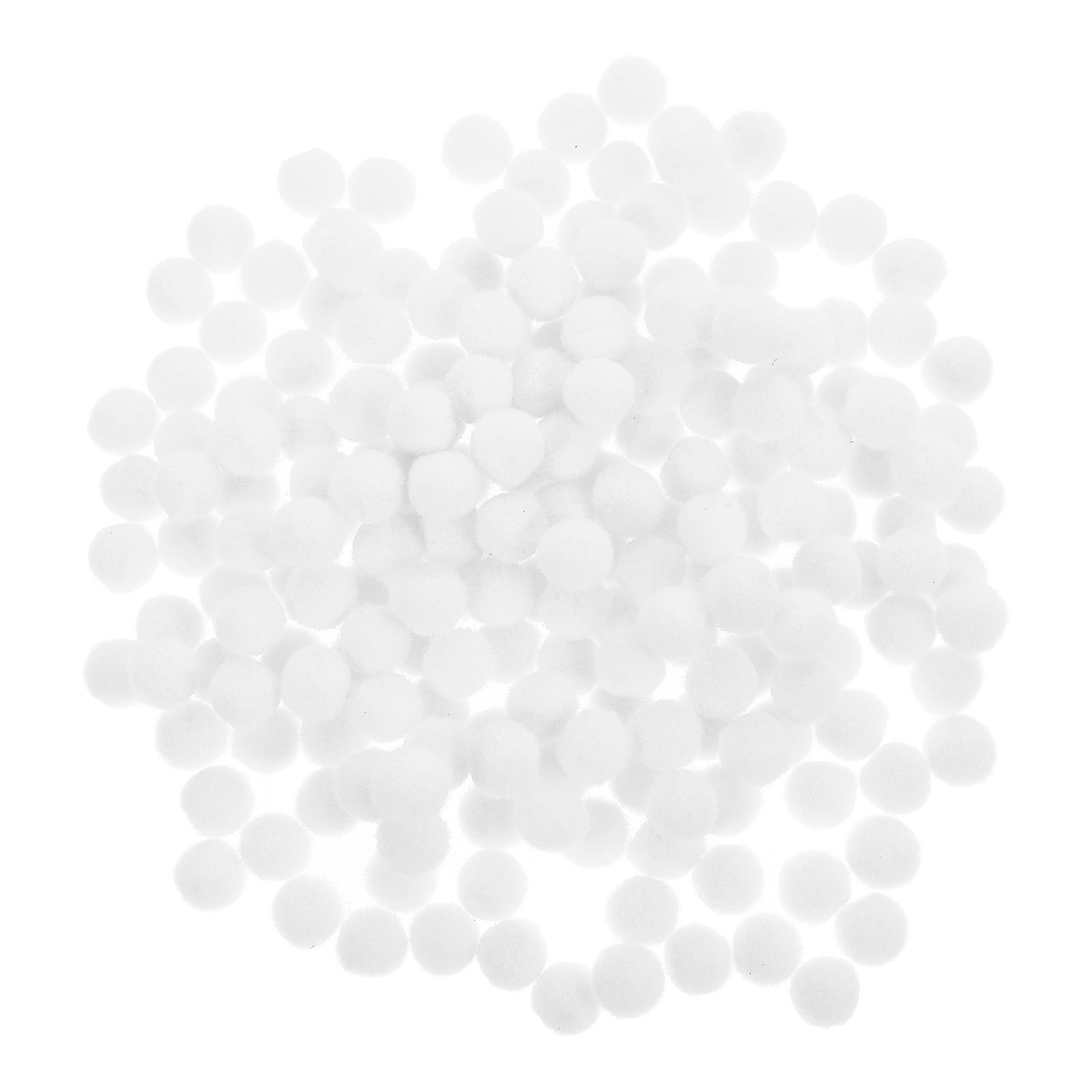 Soft Pompoms Pompom Balls Room Photo Props Craft Enthusiasts Round 200Pack