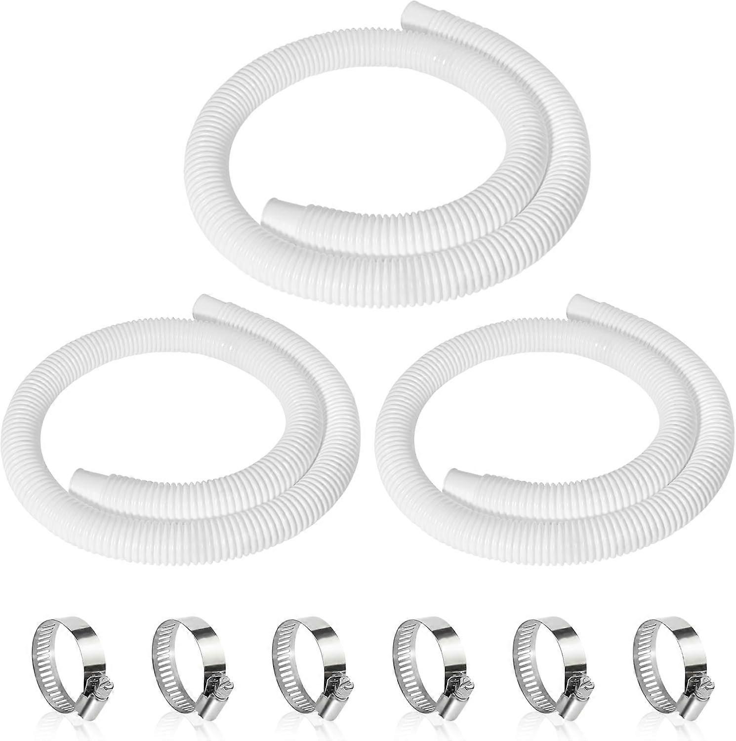 3 Pcs 1.25" Pool Hose, 59" Long Accessory Pool Pump