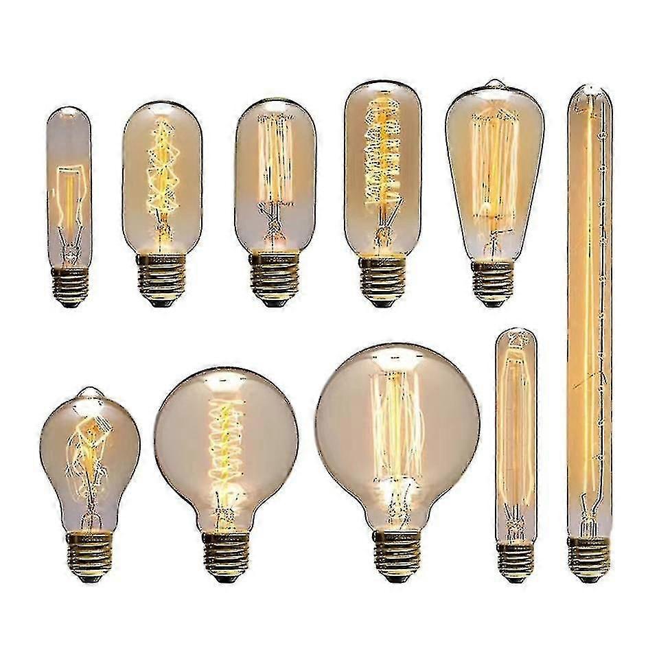 エジソン電球E27 40w 220vレトロヴィンテージエジソン電球白熱アンプル電球ヴィンテージエジソンランプレトロライト