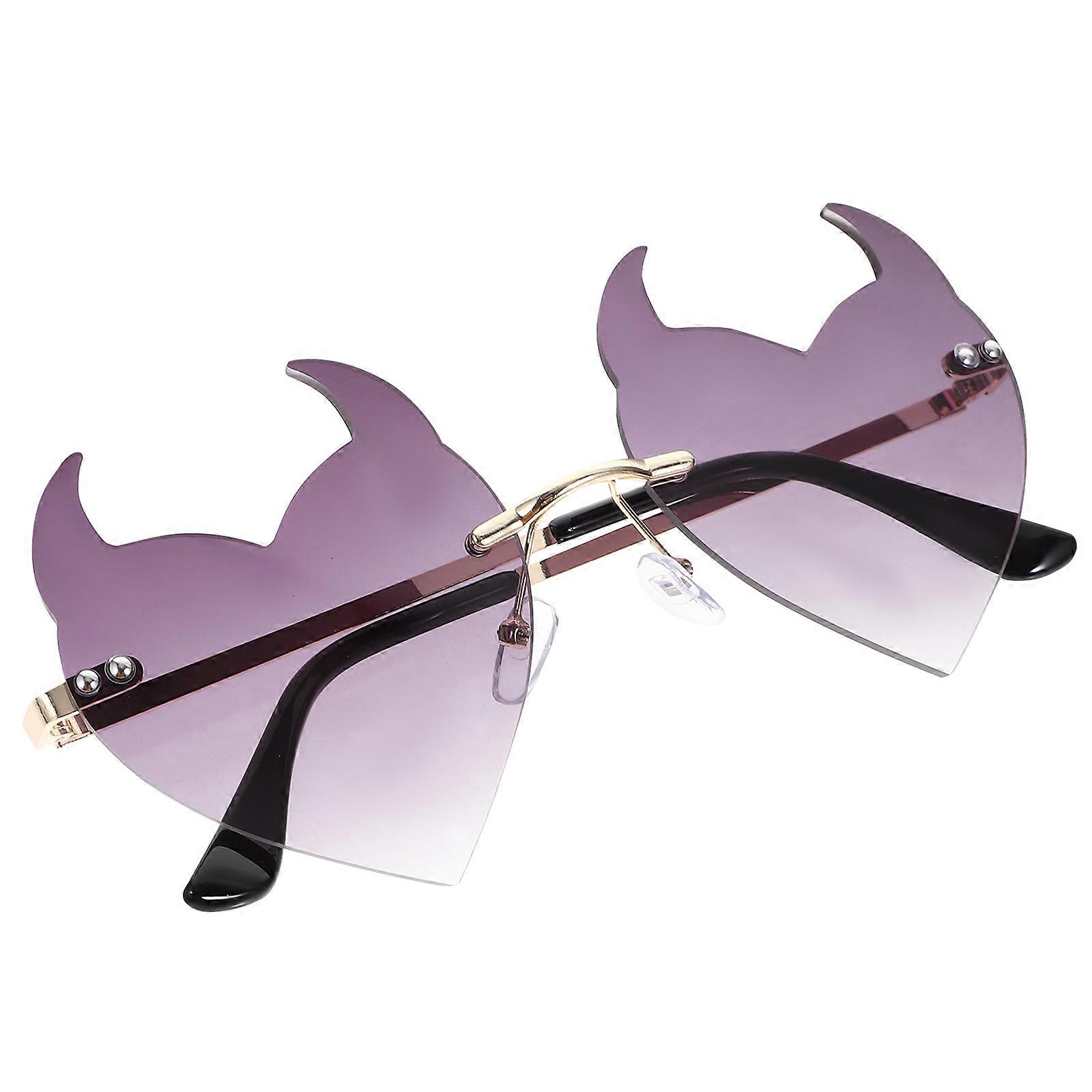 It looks like you're describing a product listing for **Frameless Heart Shaped Rimless Sunglasses**. If you're looking to refine or expand this