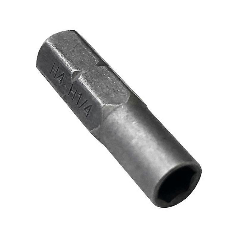 Extra Hard Screwdriver Bit Adapter 6.35mm 1/4" Insert Adapter for 4mm Grinding Blast/Nickel Plated/Ch rome Plated