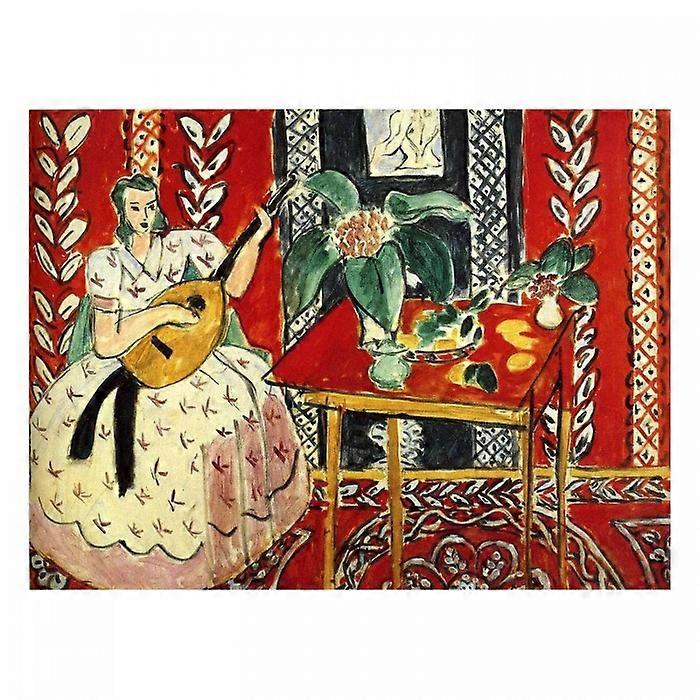 Henri Matisse The Lute 1943 Print