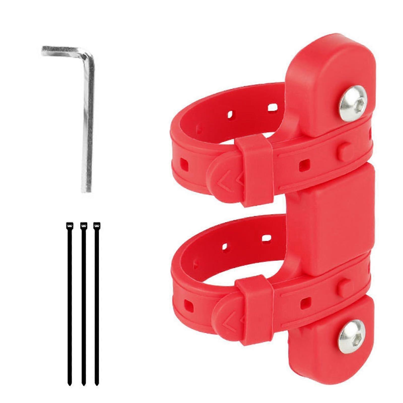 Bicycle Bottle Holder Mounting Base Water Bottle Cage Holder Strap Compatible with Mountain Bikes