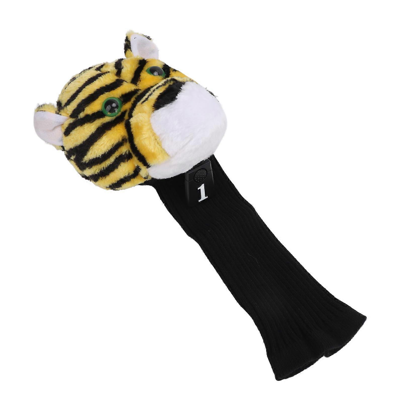 Golf Headcover, Plush Nylon Headcover for Easy Portability, Funny Animal Design Compatible with Most Golf Clubs